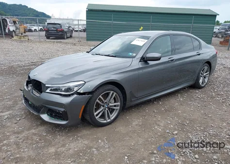 2016 BMW 750I xDrive from USA, damaged, VIN WBA7F2C58GG415114